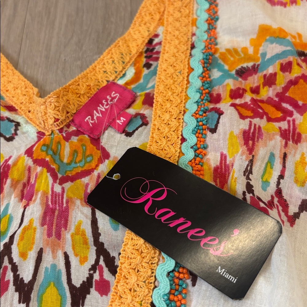 Ranees Miami NWT Beach Cover-up Kaftan - Picture 6 of 16